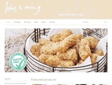 Tablet Screenshot of lotusandming.com